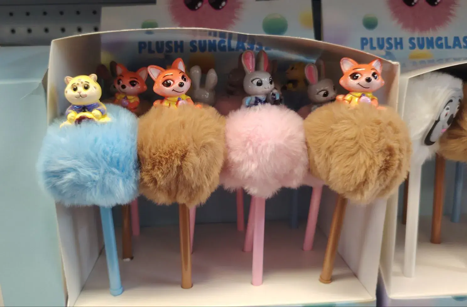 Długopis Zootopia z pluszowymi postaciami, 12 szt