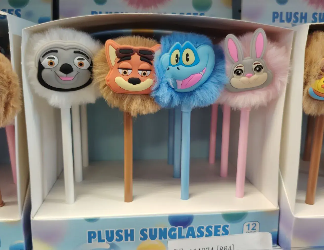 Długopis Zootopia z pluszowymi maskotkami