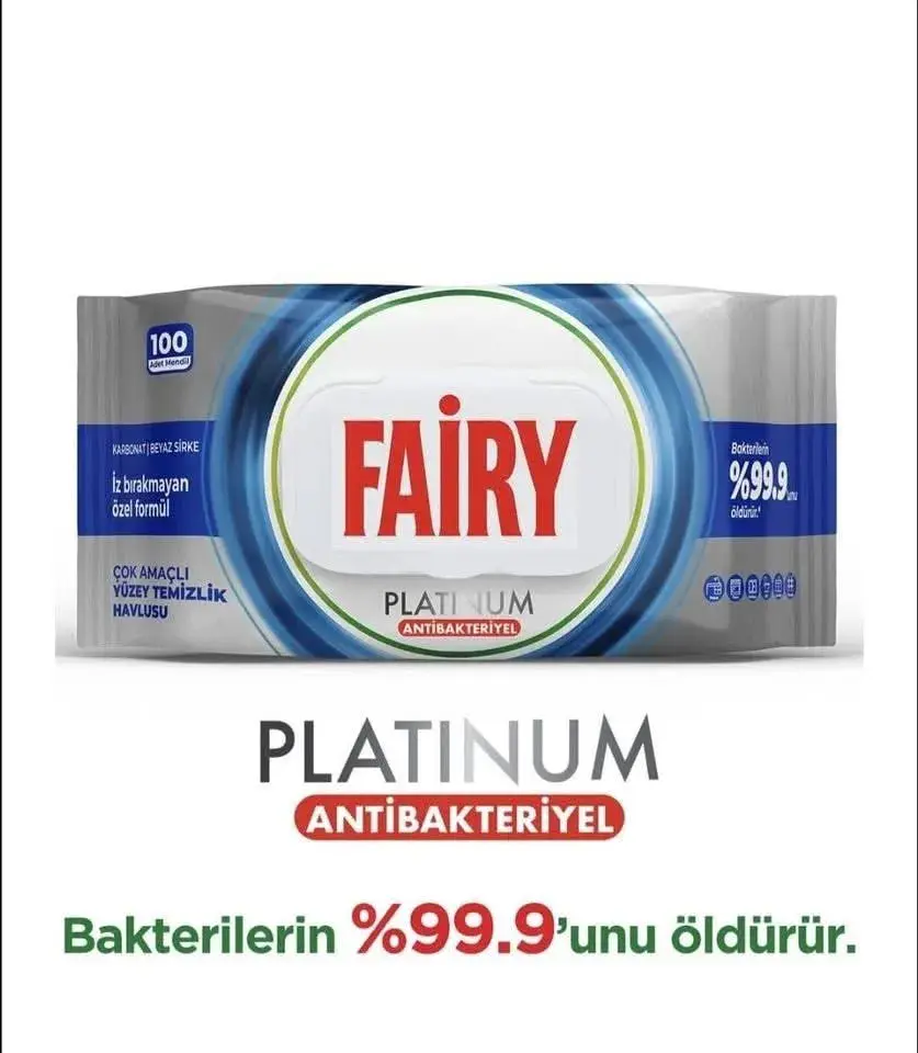 Fairy power wipes chusteczki czyszczące o zapachu kwiatu lilii 100 szt