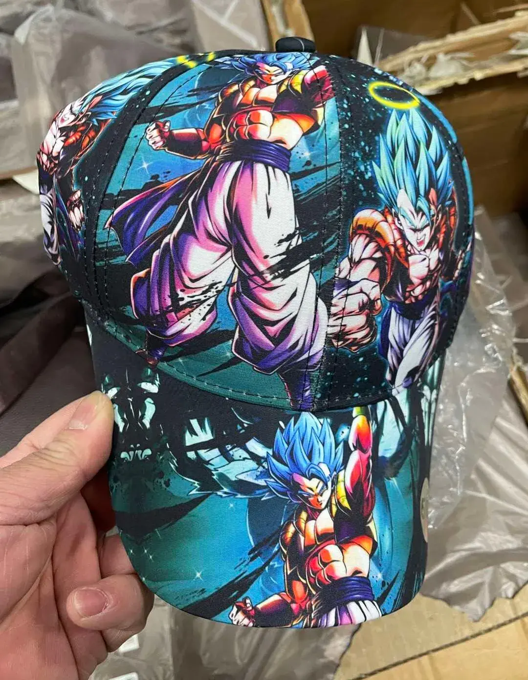 Czapki dla Dzieci z Daszkiem Anime Dragon Ball Full Print