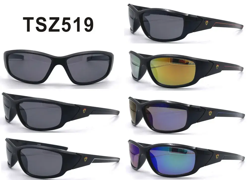 Okulary przeciwsłoneczne TSZS519 Czarne z logo Ferrari