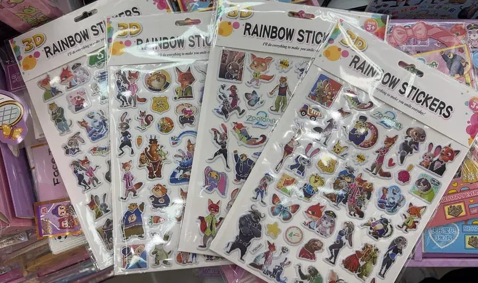 Naklejki Rainbow Stickers 3D Zootopia