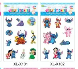 Zabawki Naklejki Jelly Stickers Stitch XL-X101 XL-X102