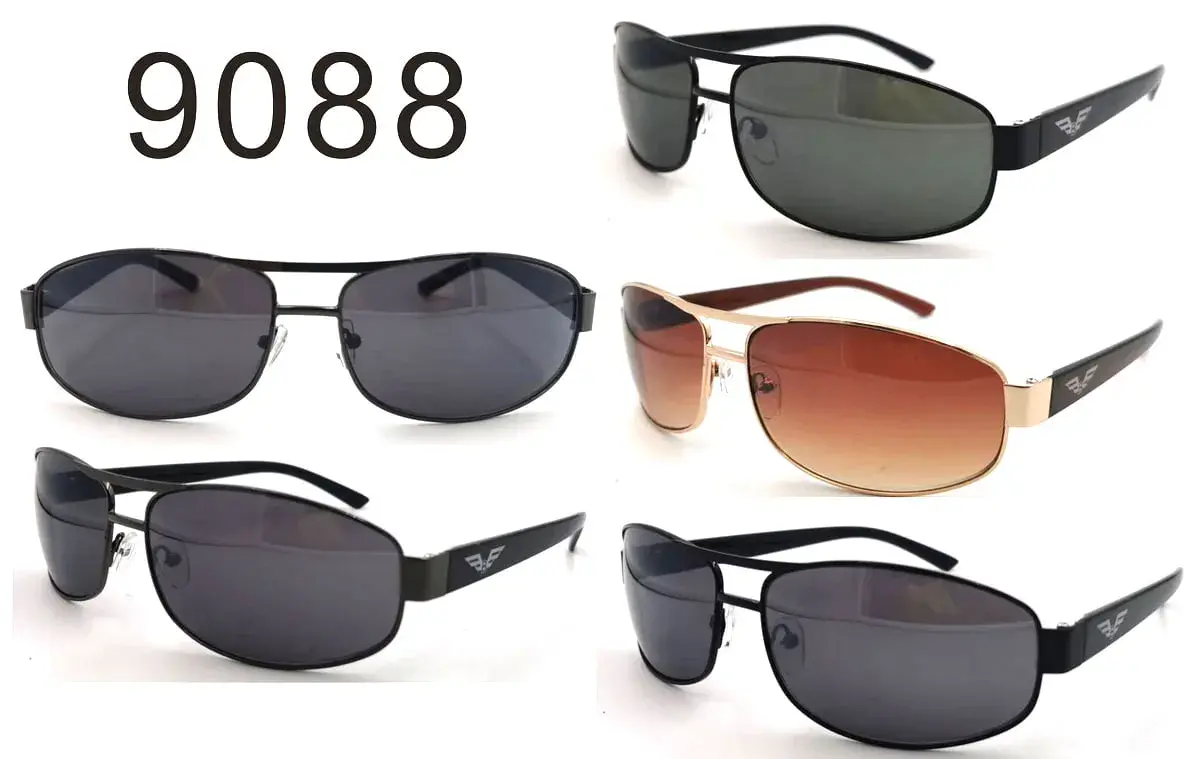 Okulary przeciwsłoneczne męskie model 9088 z logo