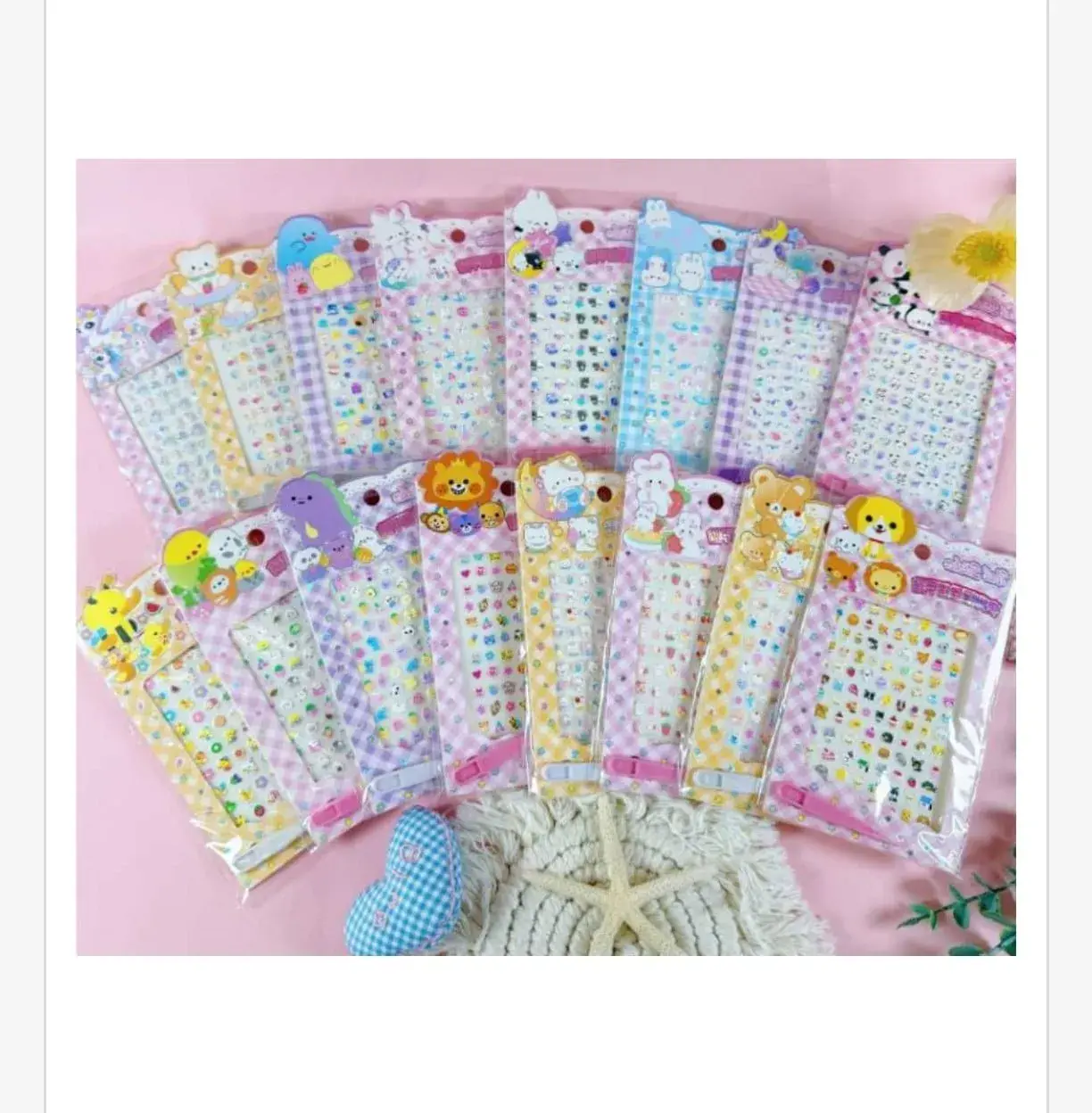 Naklejki dla Dzieci Zwierzątka Kawaii