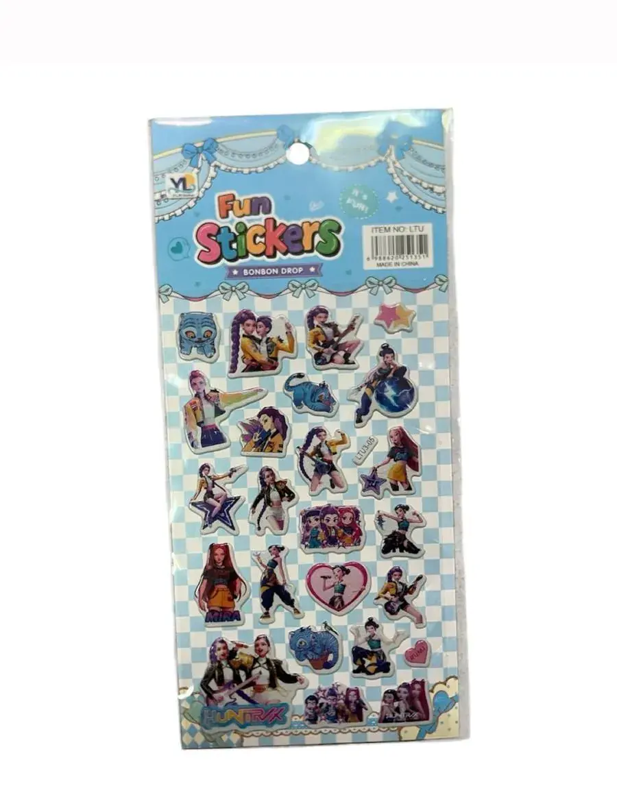 Naklejki Fun Stickers Bonbon Drop z postaciami i motywami kolorowymi