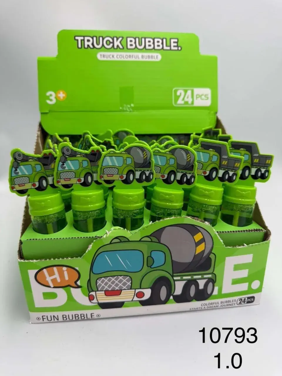 Bańki Mydlane Truck Bubble - Mix Pojazdy Budowlane 48 szt.