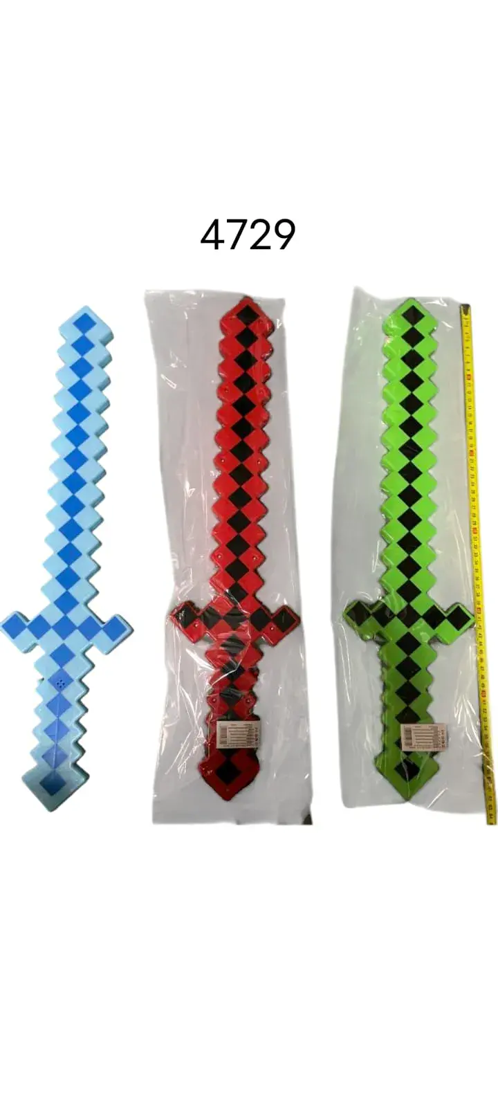 Miecz Minecraft LED 3 kolory