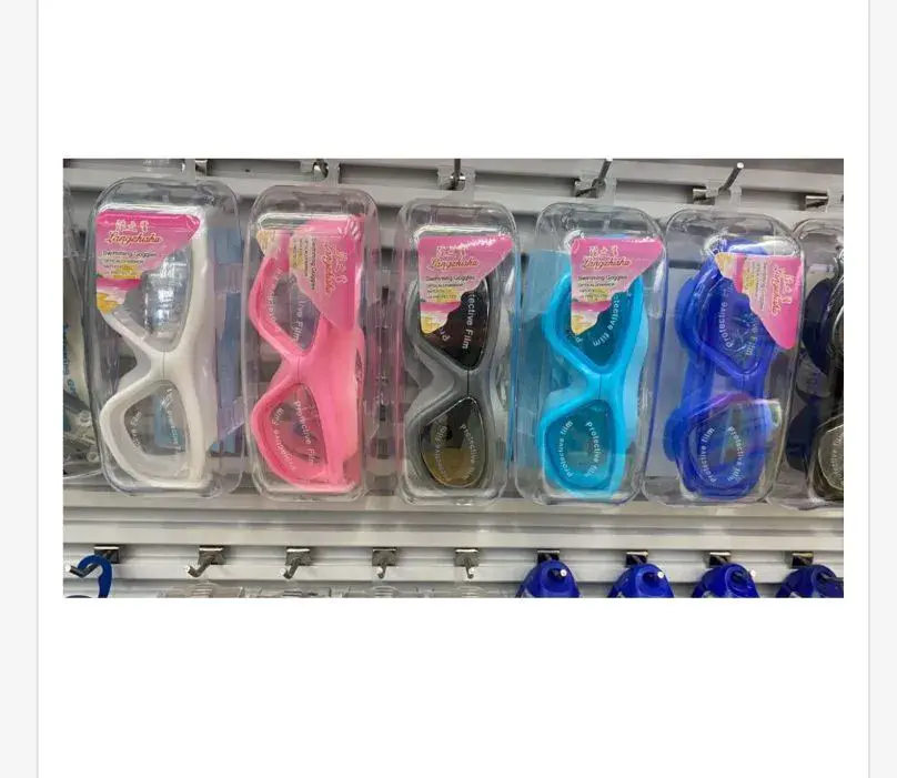 Okulary pływackie w 4 kolorach, zestaw 12 szt, w wielu kolorach