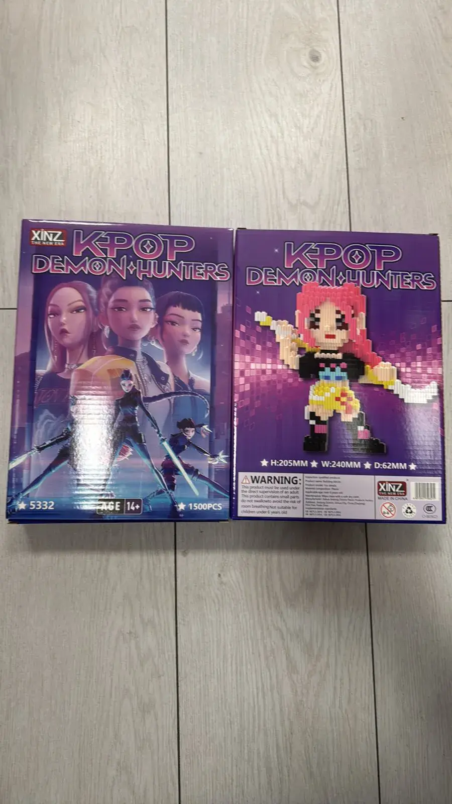 Zestaw klocków Kpop Demon Hunters, w wielu kolorach