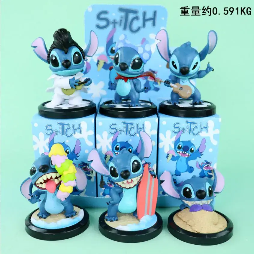 Figurki Stitch - Zestaw Kolekcjonerski 6 szt.