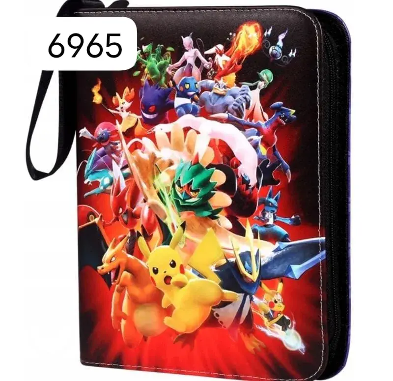 Album na Karty Pokémon 400 Kart z Pikachu, kolor czarny
