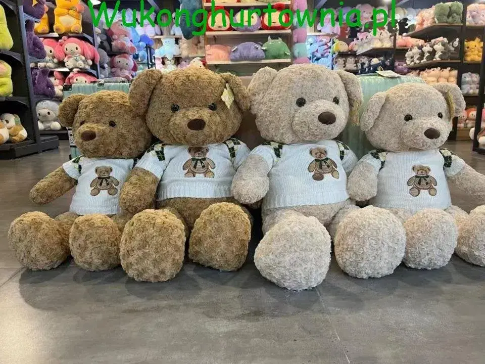 Maskotka Pluszowa Miś w Sweterku 80cm - Mix Kolorów