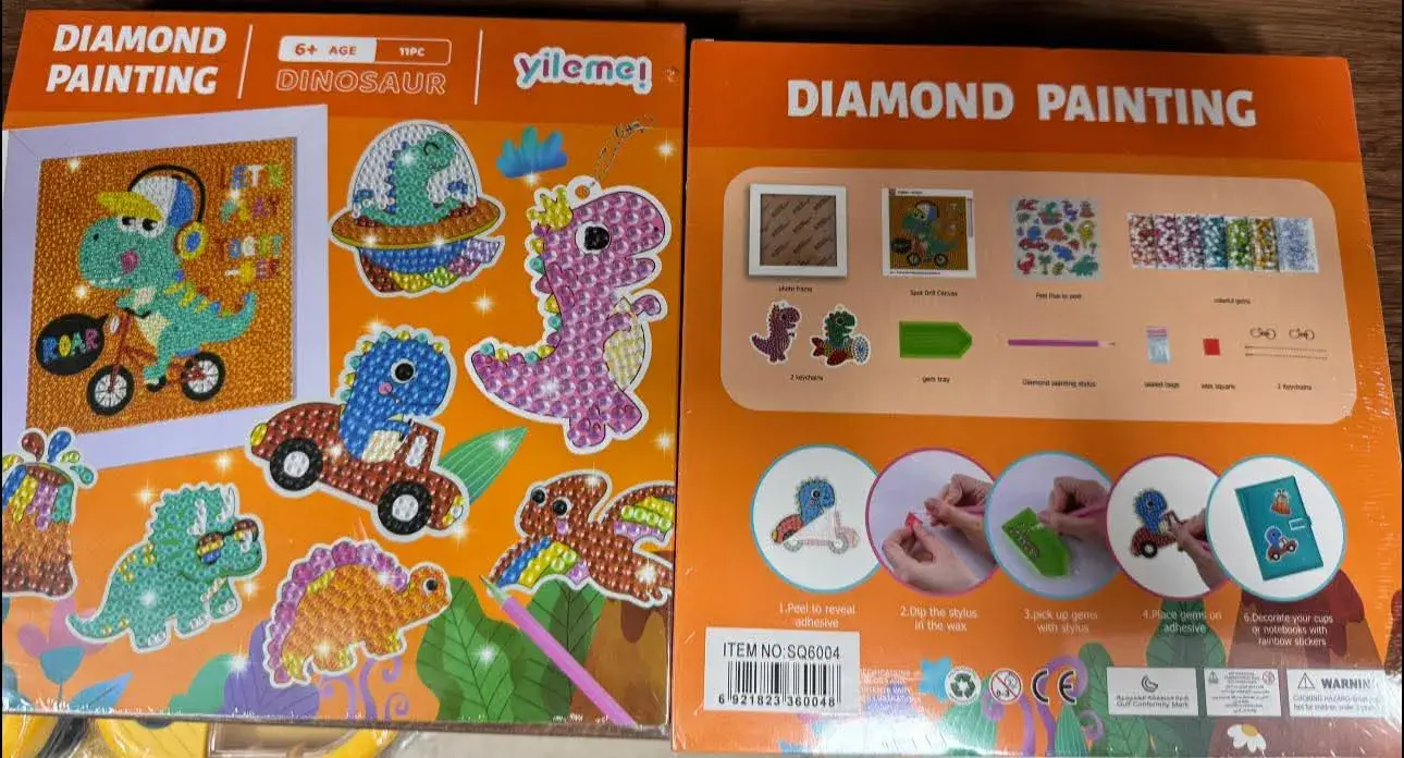 Zestaw Diamond Painting Dinozaury 5D DIY