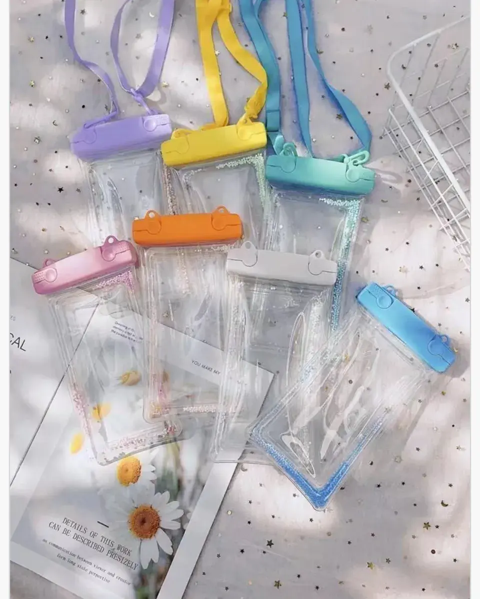 Etui Wodoodporne na Telefon 22x12cm ze Smyczą Mix Kolorów