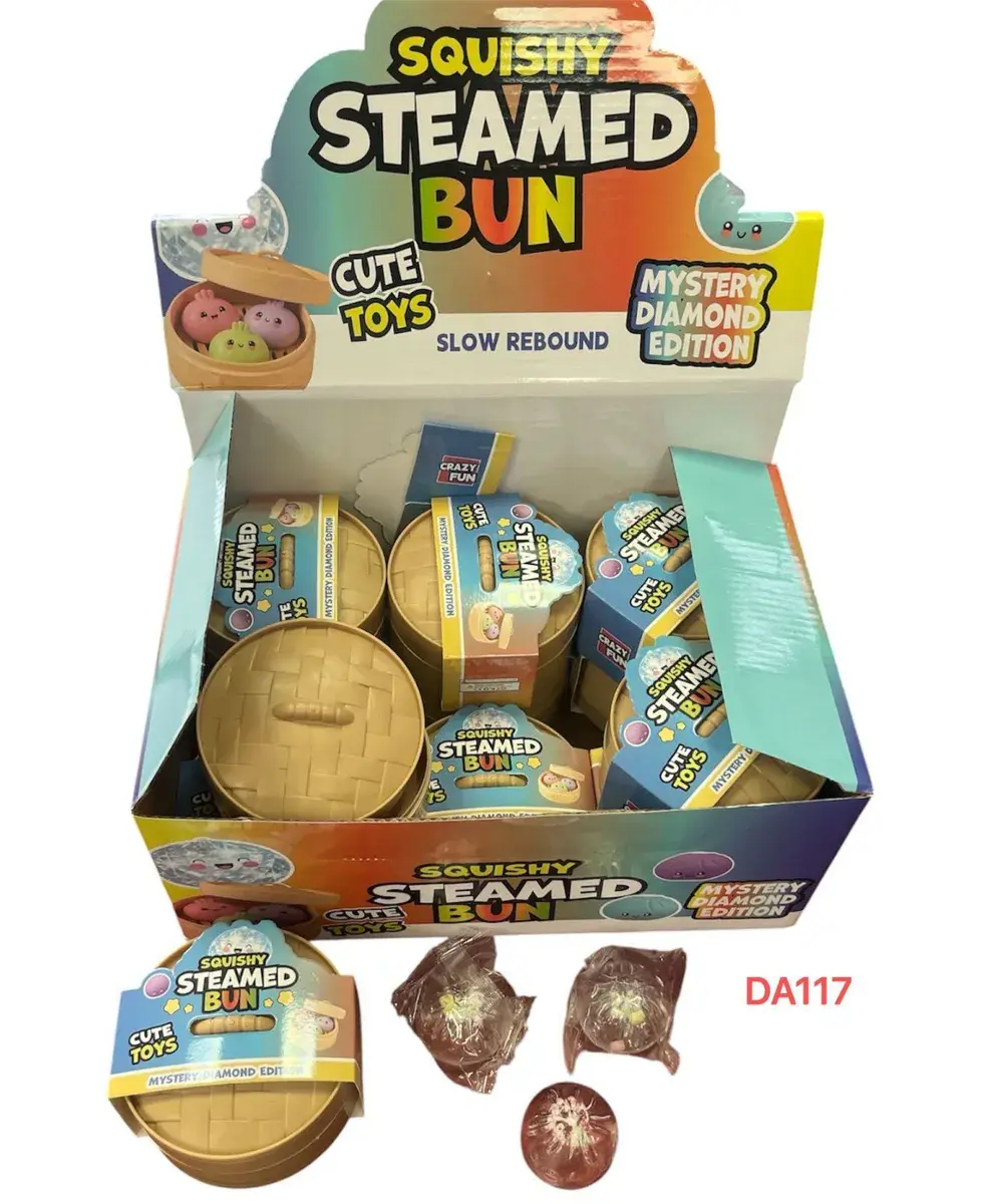 Squishy Steamed Bun zabawka antystresowa Mystery Diamond Edition, w wielu kolorach