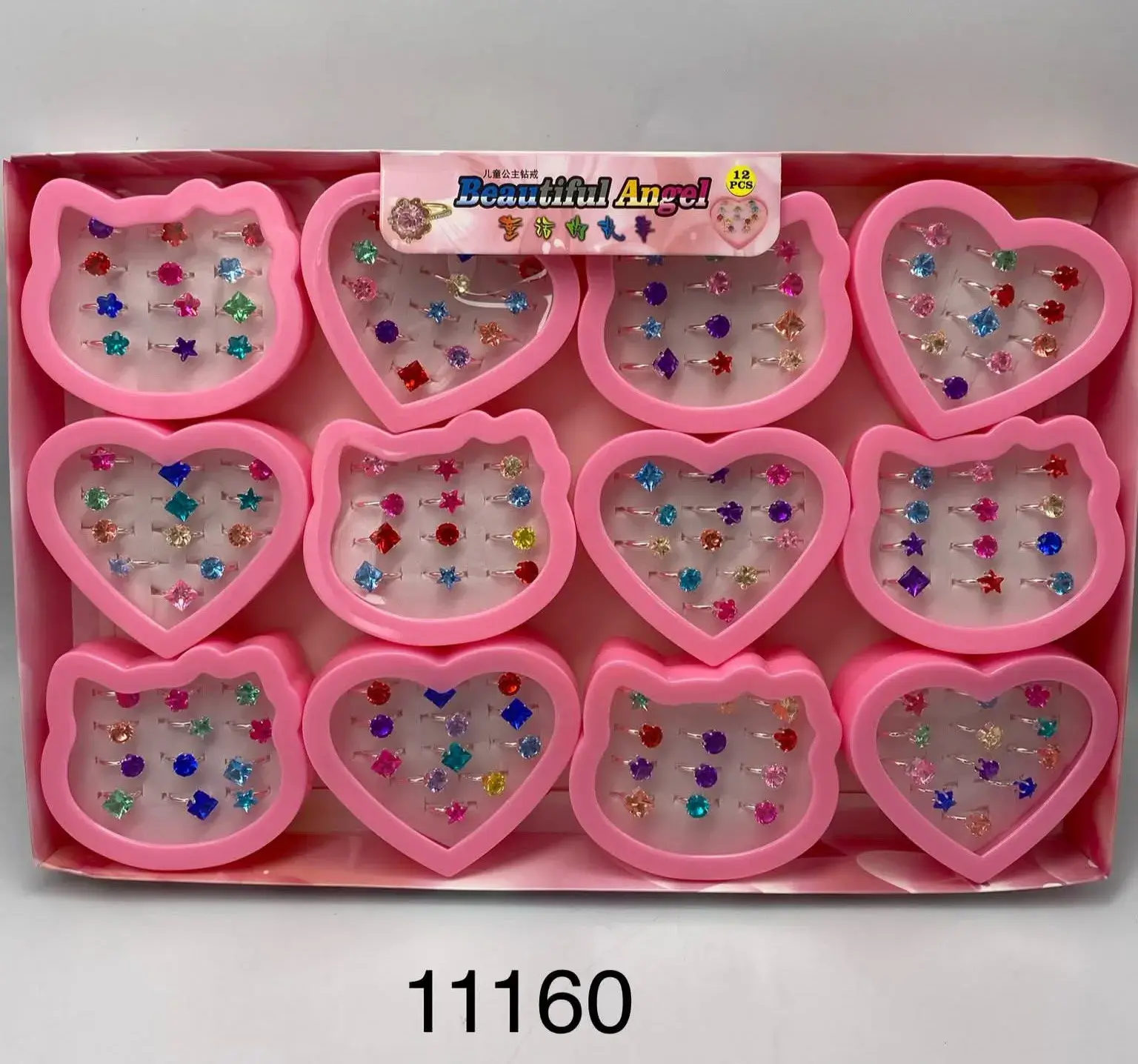 Zestaw Biżuterii dla Dzieci Beautiful Angel 12 szt, w wielu kolorach