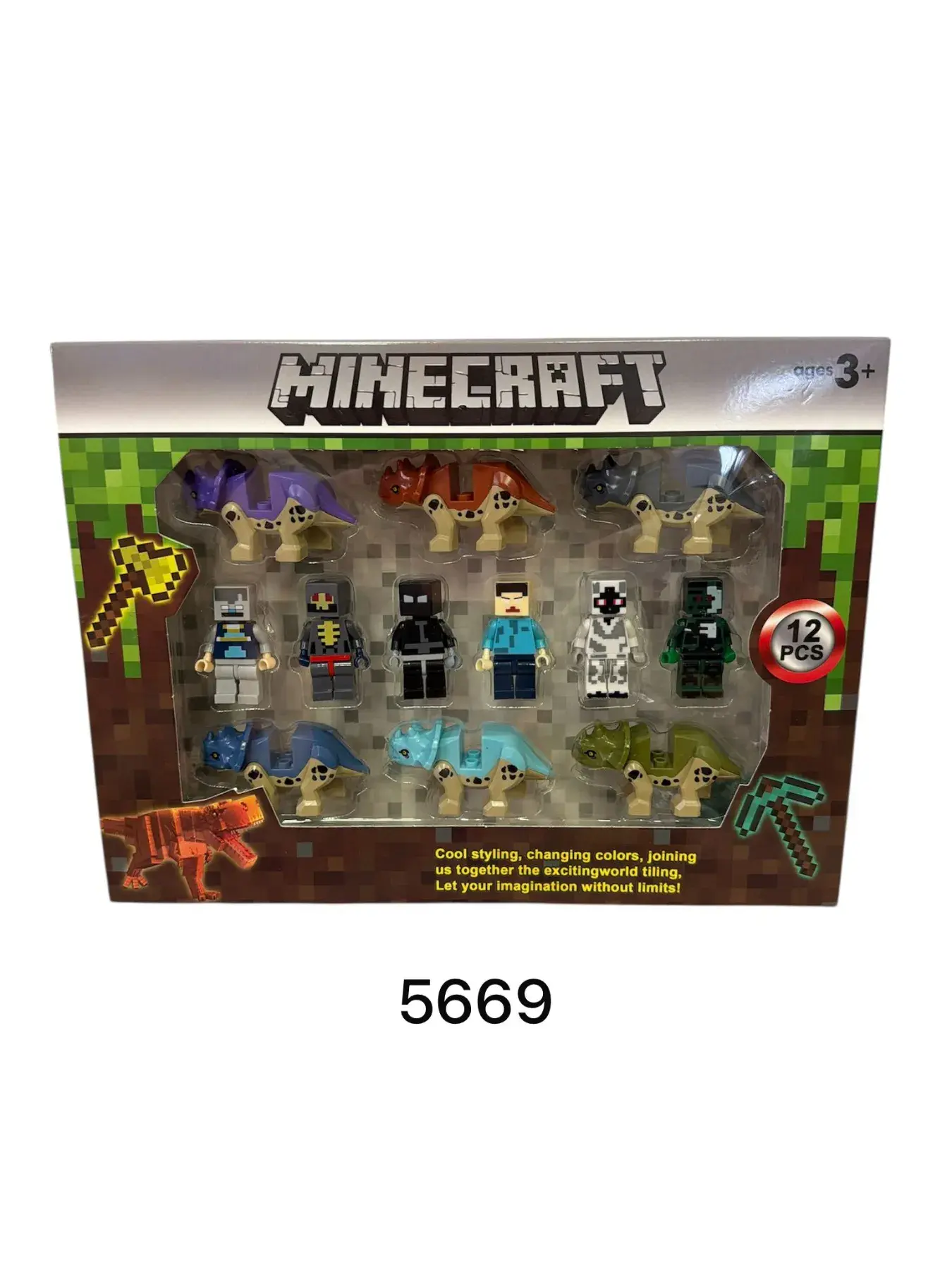 Zabawki Figurki Minecraft 12 szt. zestaw