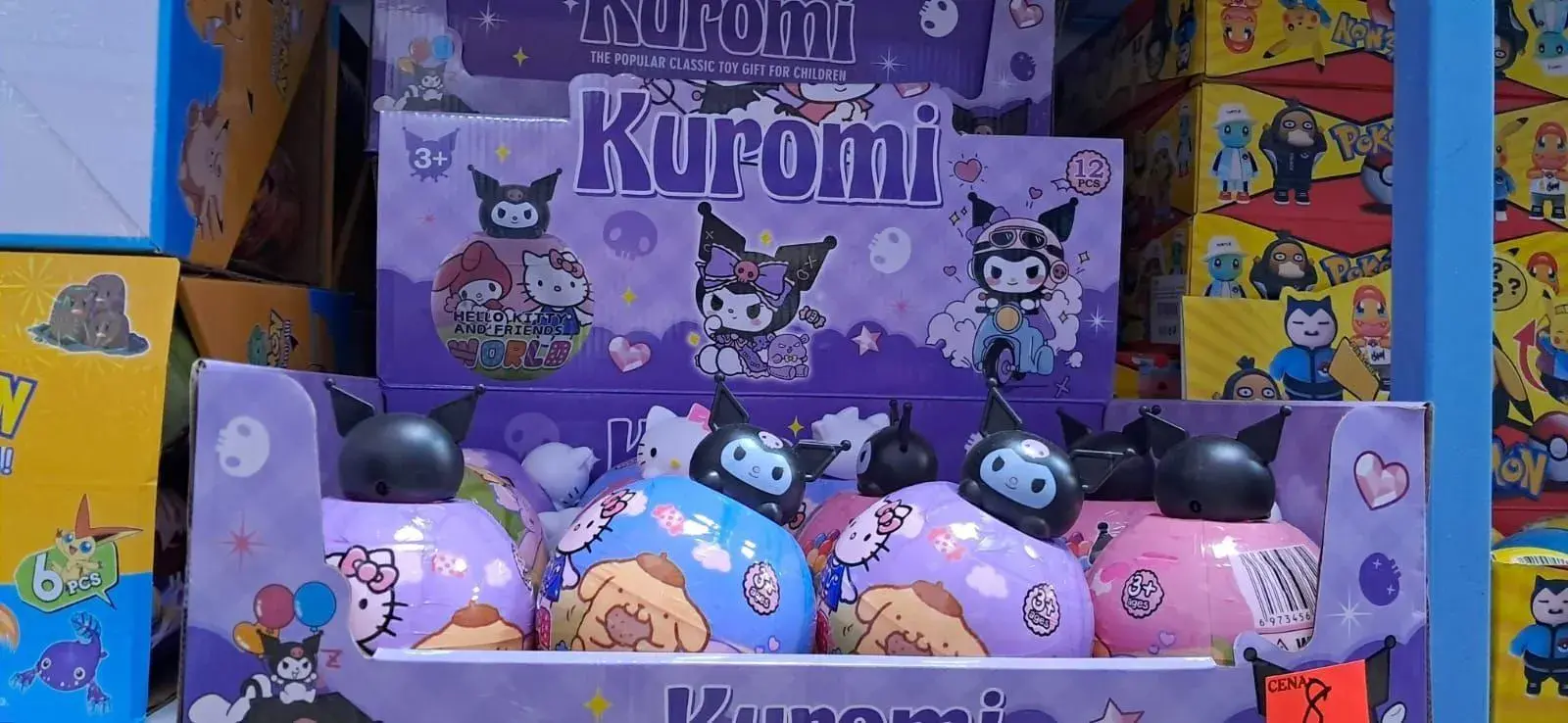 Zabawki Kuromi - figurki mini Sanrio