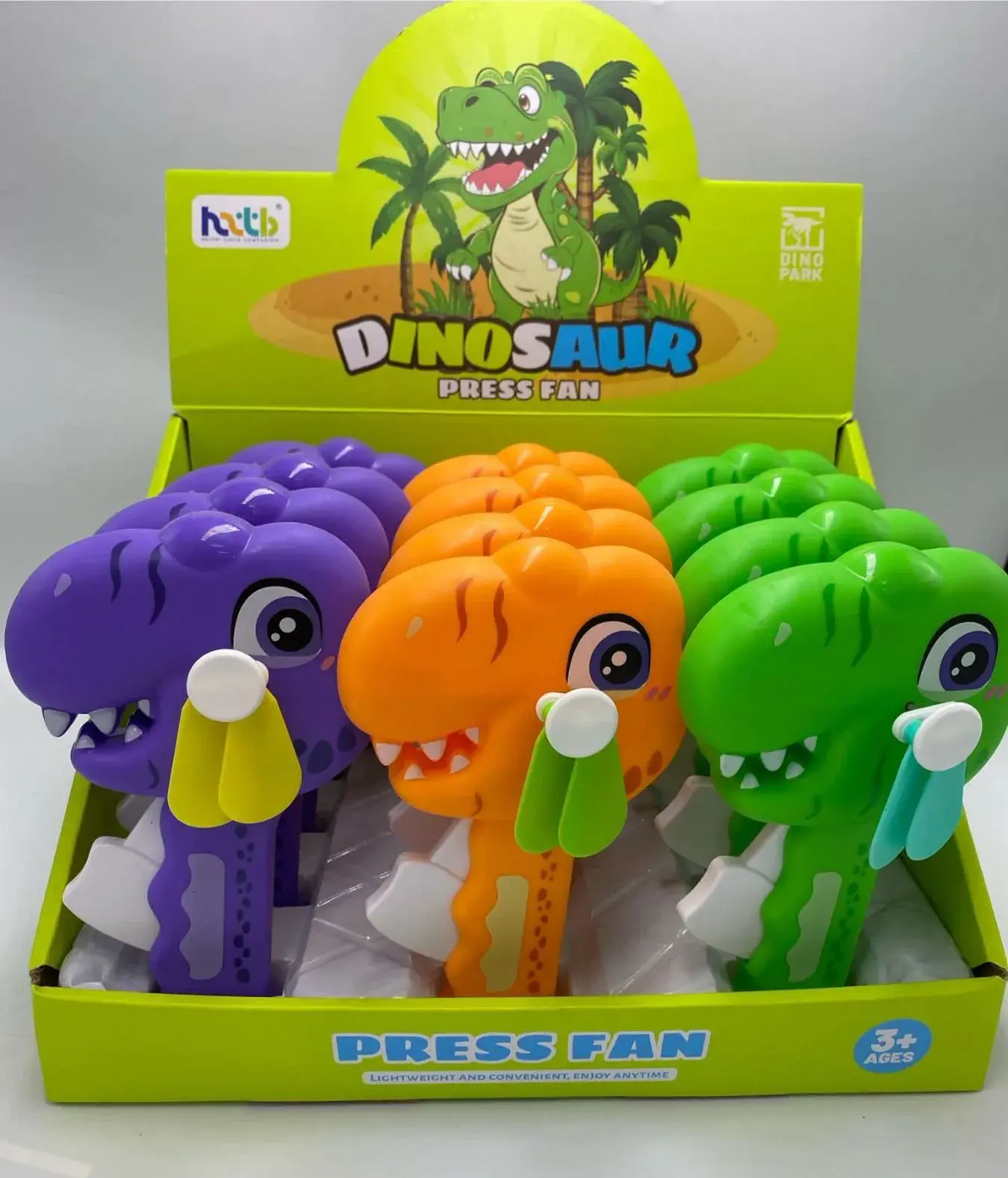 Wentylator ręczny dinozaur Press Fan 3+ HOT Toys