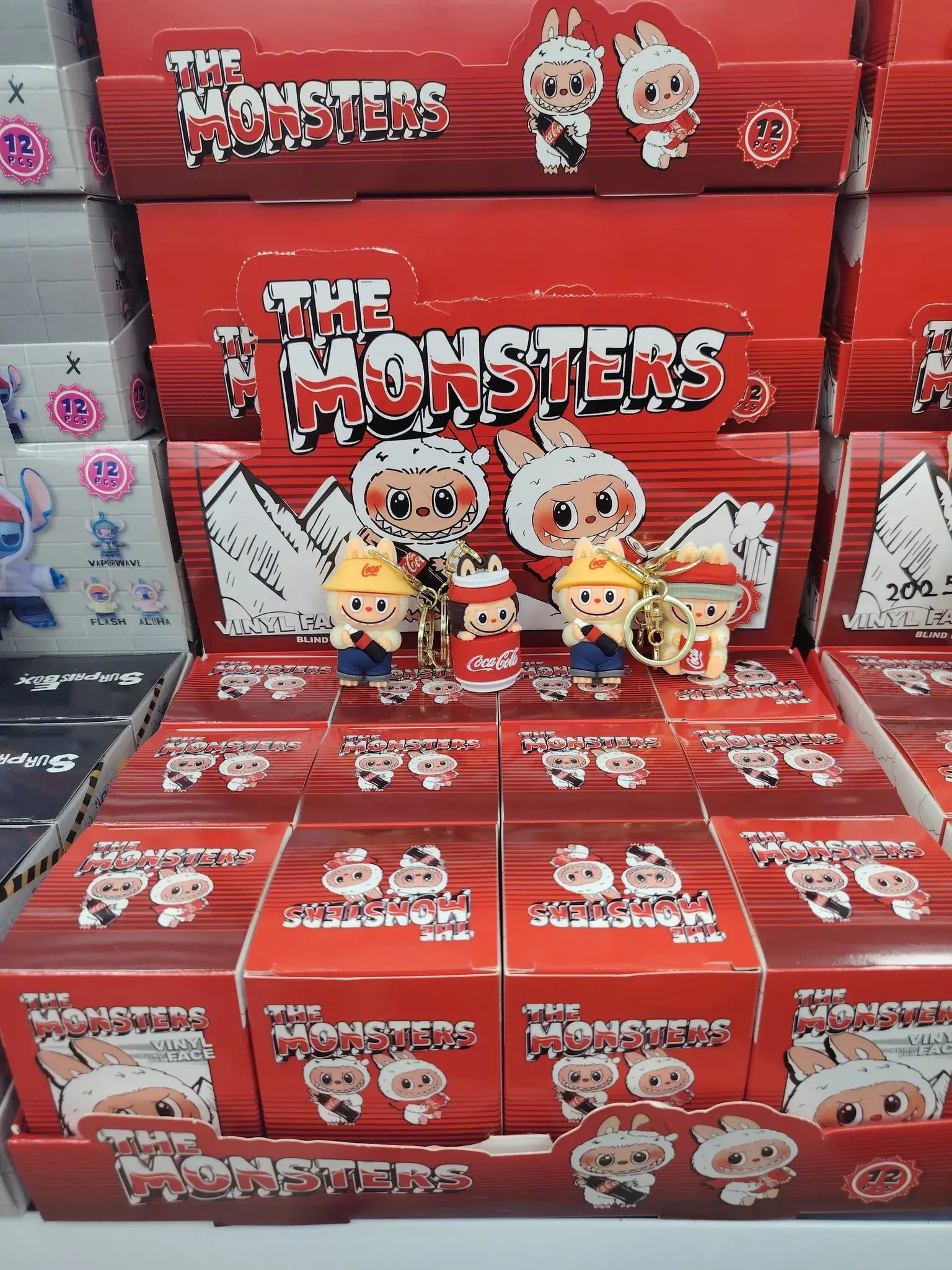 Figurki Brelok Labubu The Monsters Coca-Cola Vinyl 12szt