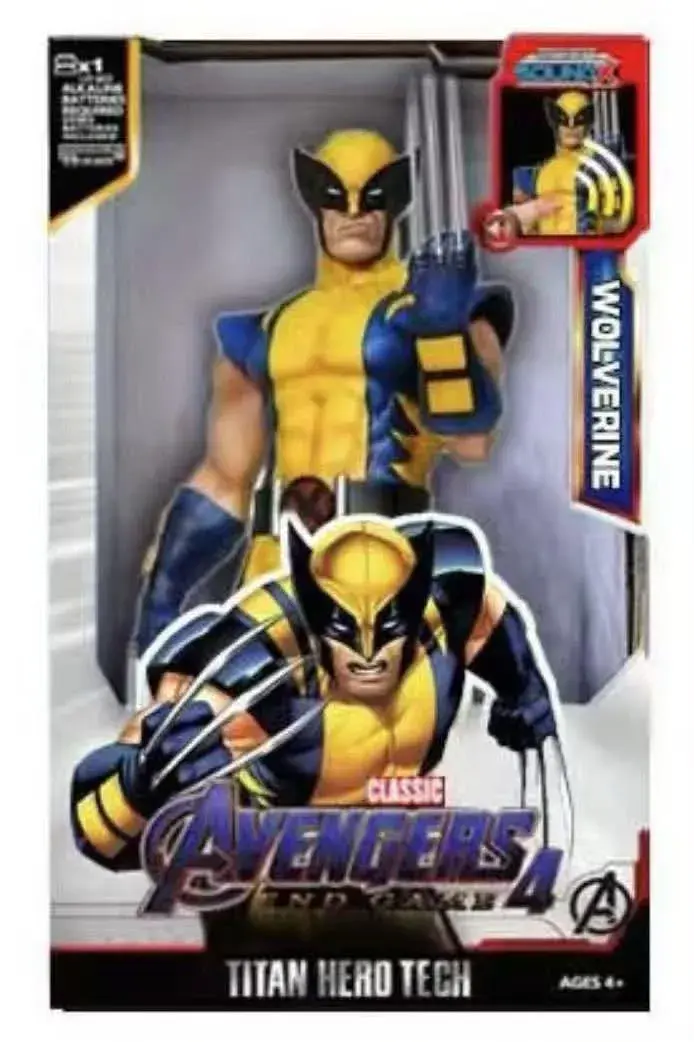 Figurka Wolverine Avengers Classic żółto-niebieska 15 cm