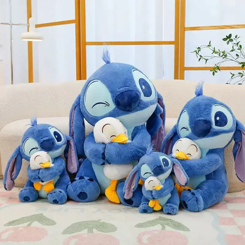 Maskotka Pluszowa Stitch 30cm z Kaczuszką Niebieska, w wielu kolorach