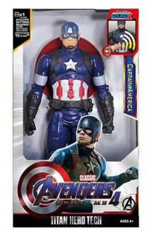 Figurka Captain America Avengers Classic z tarczą i dźwiękiem