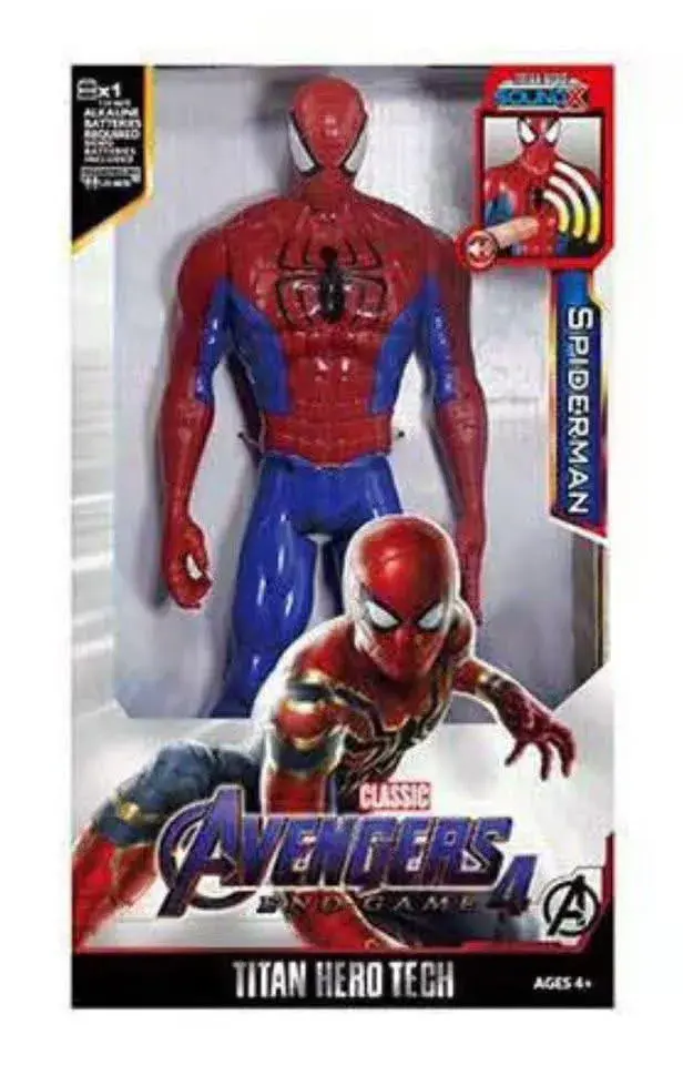 Figurka Spiderman Avengers Classic czerwono-niebieska z dźwiękiem