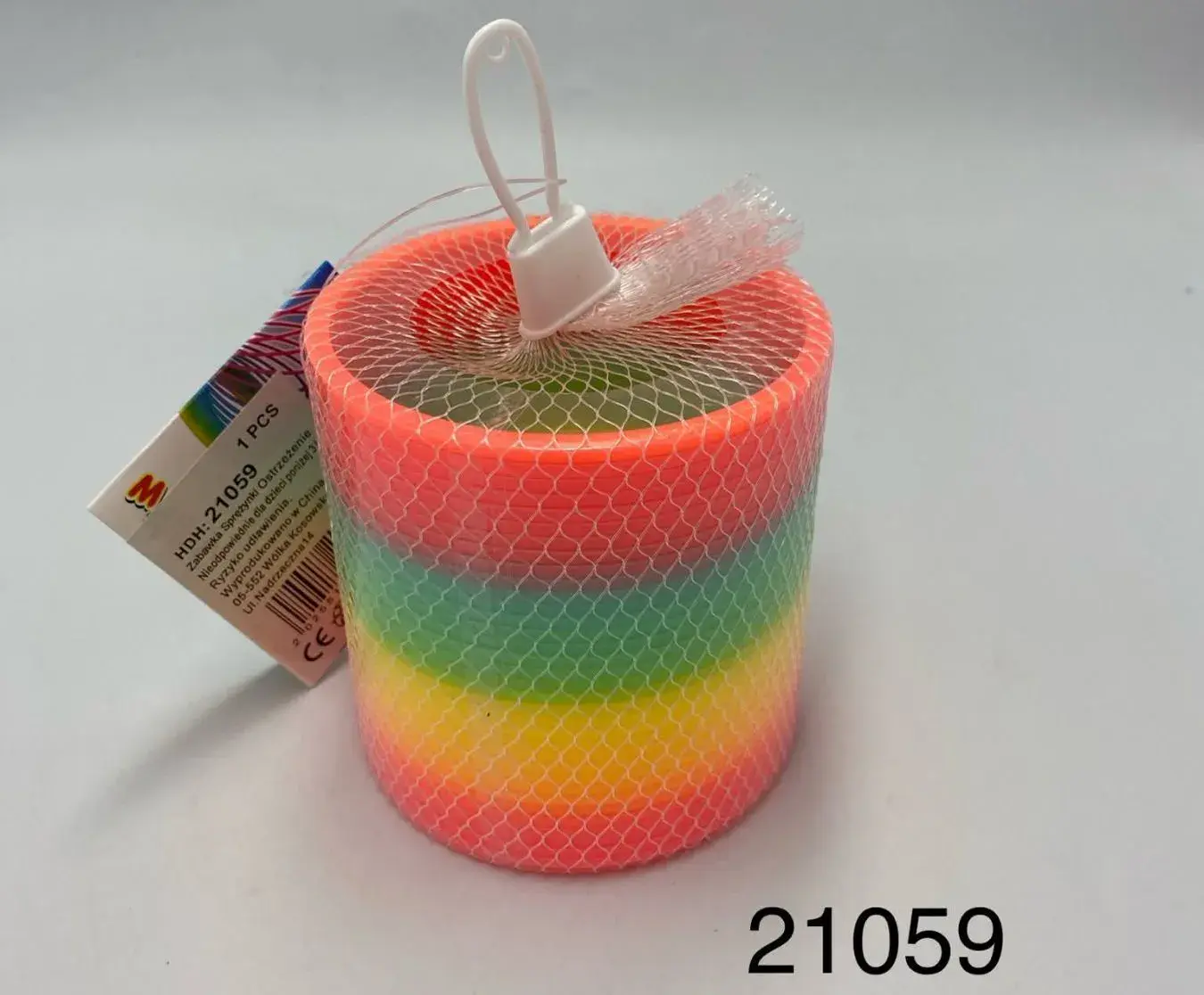Zabawki Magic Spring tęczowe sprężynki 12 szt