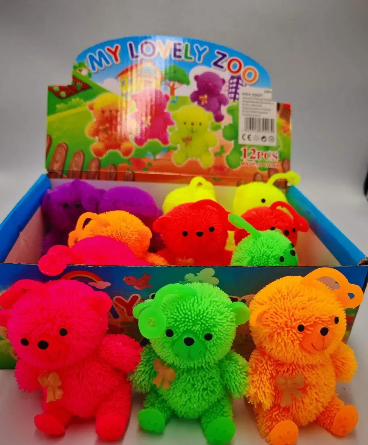 Gniotki My Lovely Zoo Squeeze Toys 12 szt