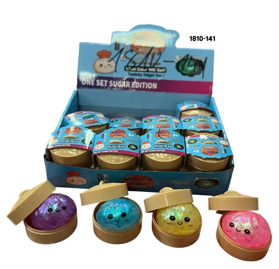 Zabawka antystresowa Fidget Bun kolorowa Sugar Edition