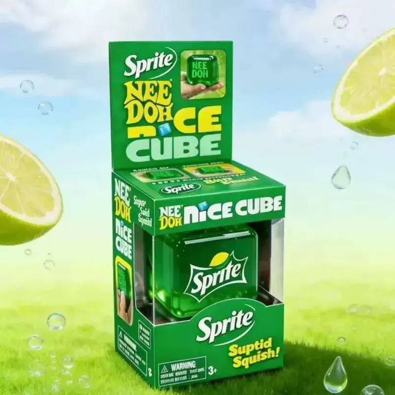 Sprite Nee Doh Nice Cube zielona kostka antystresowa