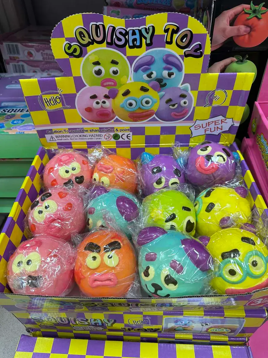 Squishy Toy zabawka antystresowa kolorowa mix emocji