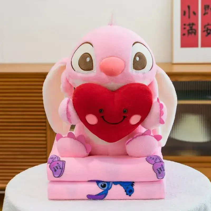 Maskotka Stitch z Kocykiem Różowa, w wielu kolorach – wzór 2
