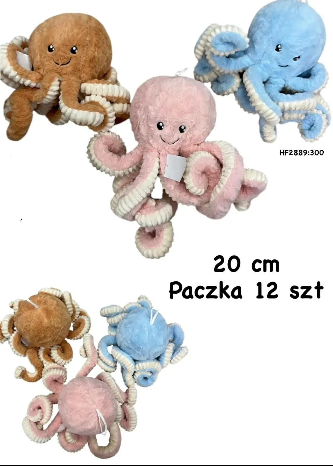 Maskotka Pluszowa Ośmiornica 20cm