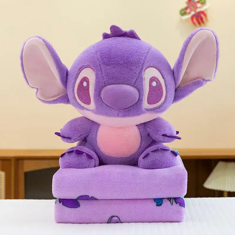 Maskotka Stitch z Kocykiem Fioletowa, w wielu kolorach – wzór 2