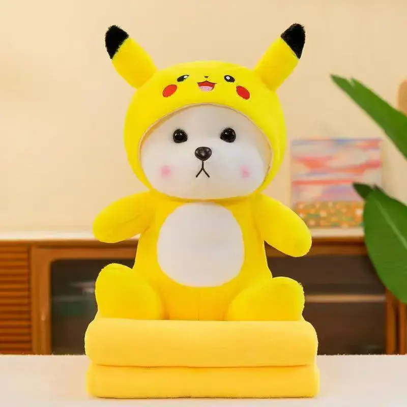 Maskotka Pikachu z Kocyk Żółty – wzór 2