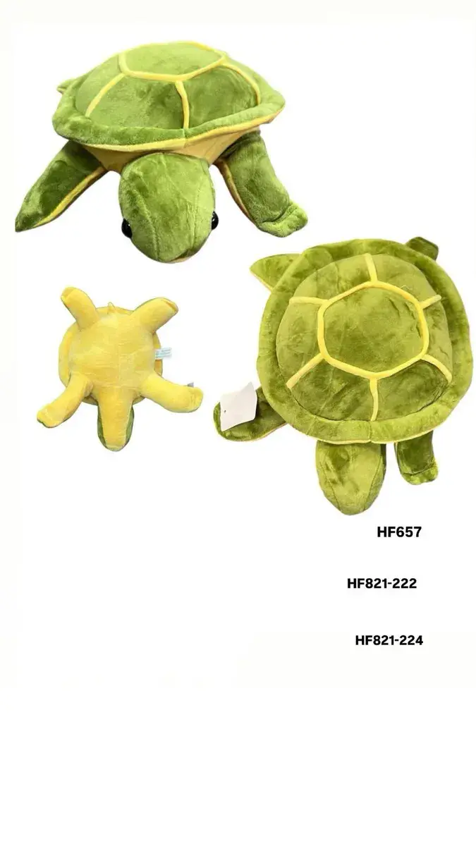 Zabawka pluszowa Żółw Zielony Żółty 35cm