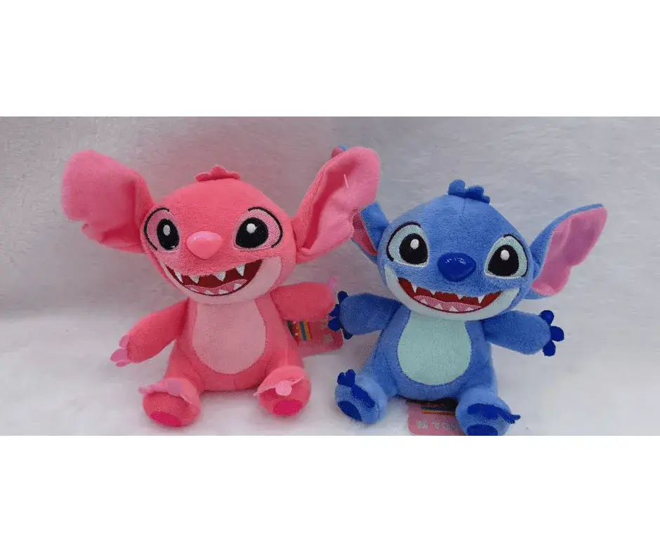 Maskotka pluszowa Stitch i Angel mix kolorów 12 szt., kolor granatowo-niebieski