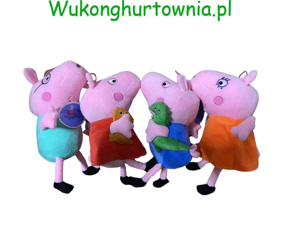 Maskotka pluszowa 25cm Świnka Peppa rodzina mix wzorów