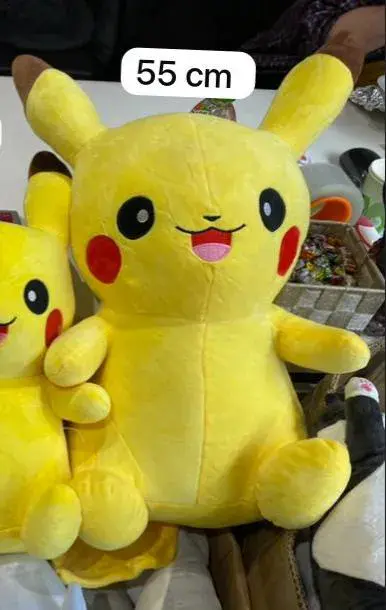 Maskotka pluszowa Pikachu 55cm żółta miękki plusz, w wielu kolorach