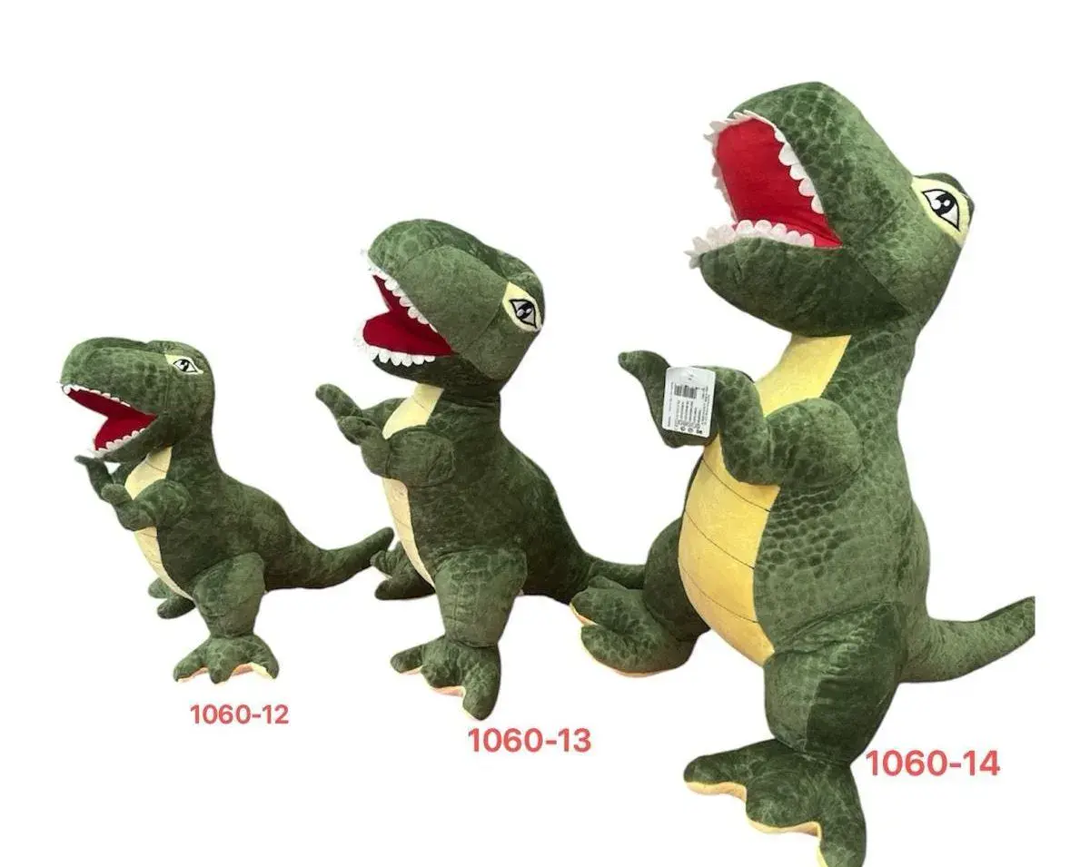 Pluszowy dinozaur zielony 60cm miękka maskotka – wzór 2