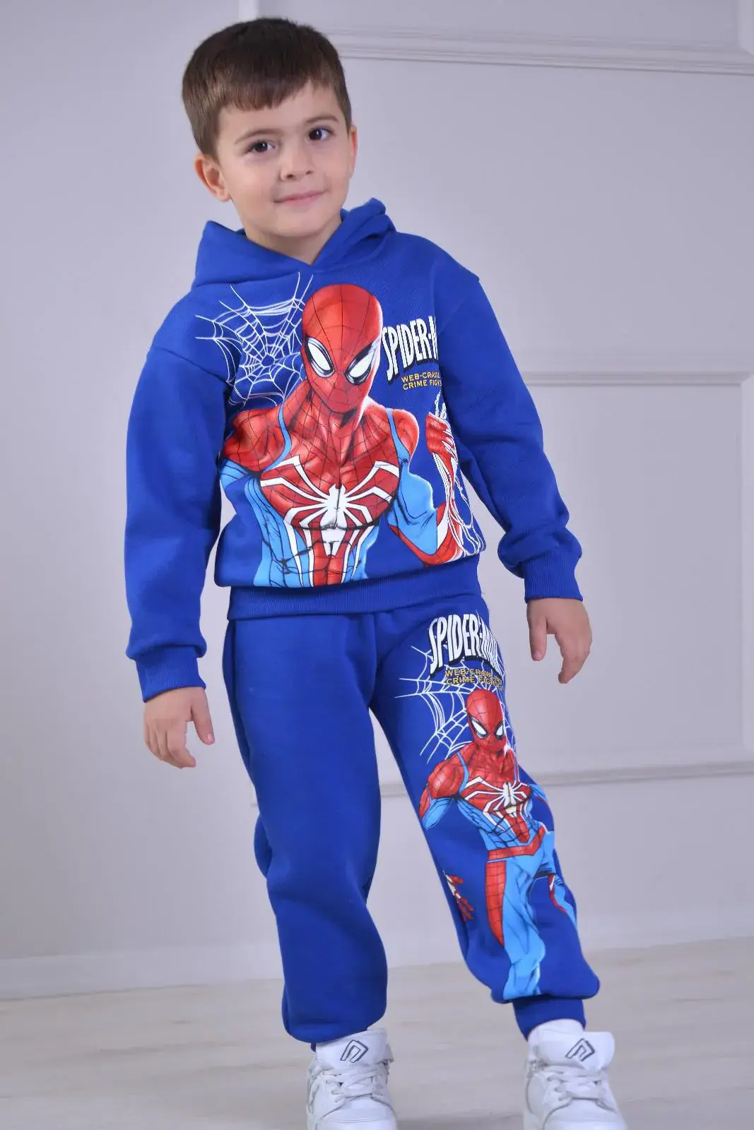Komplet Dziecięcy Spider-Man Granatowy 3-10L – wzór 2