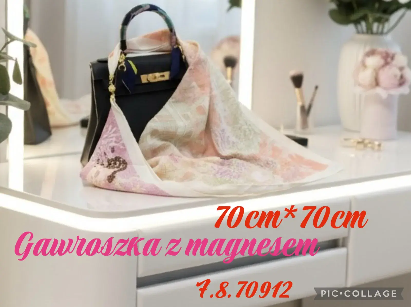 Gawroszka Damska 70cm x 70cm z magnezem