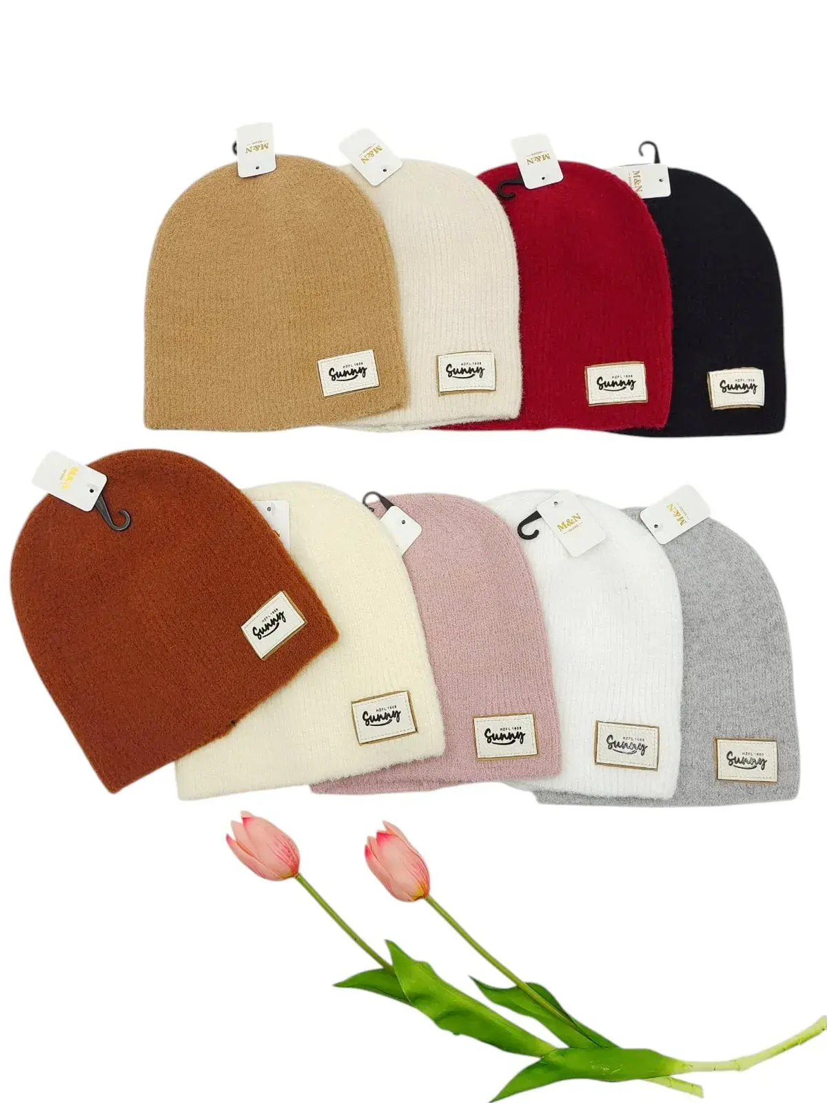 Czapki damskie beanie w 8 kolorach
