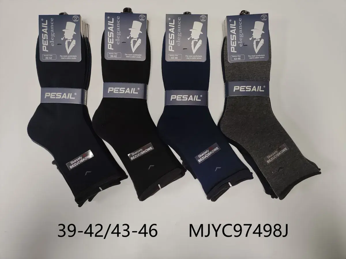 Skarpety Męskie Bezuciskowe Pesail Elegance 39-46