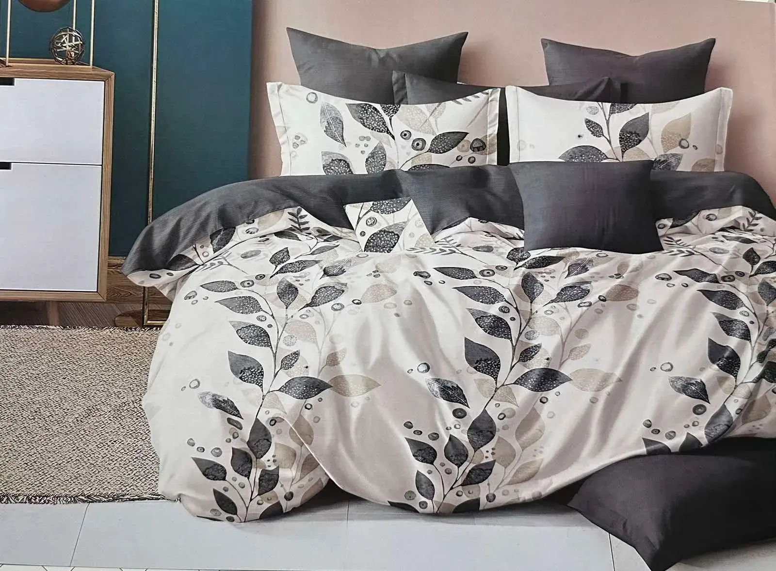 Komplet Pościel Milano 4CZ 160/200, w wielu kolorach – wzór 6