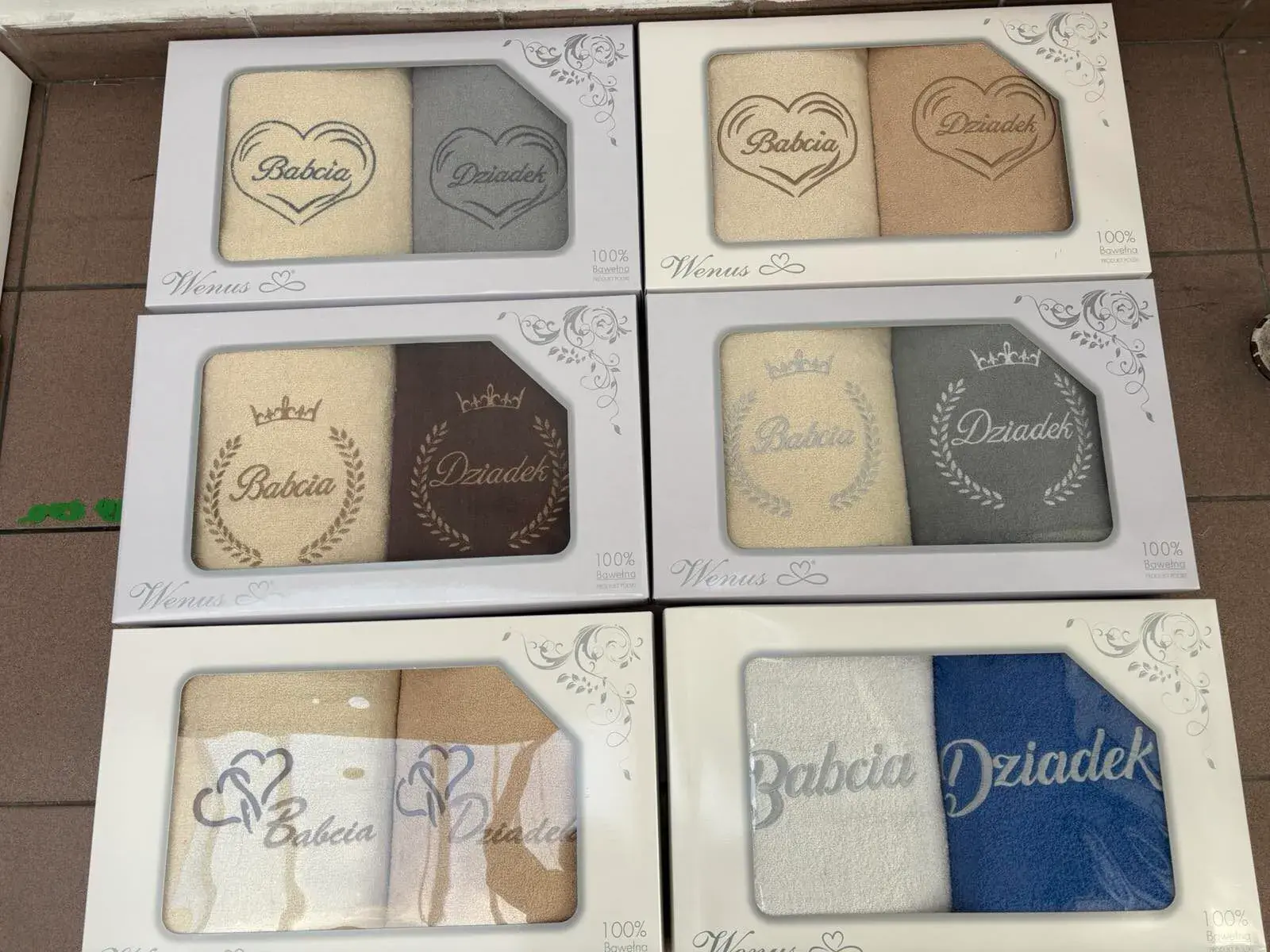 Zestaw Ręczniki Babcia & Dziadek 70/140