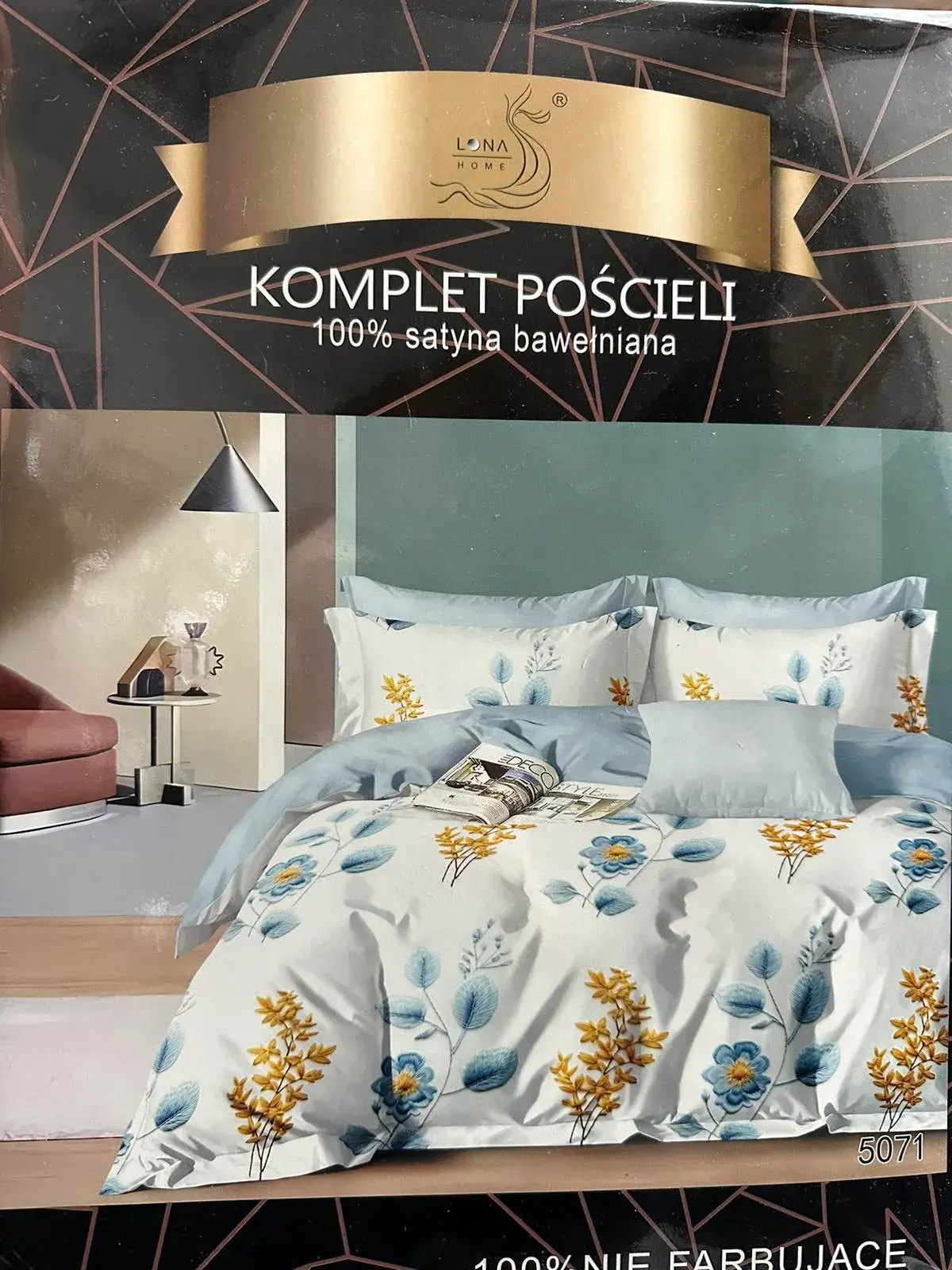 Komplet Pościeli 4CZ 200/220 100% Satyna Bawełniana, w wielu kolorach
